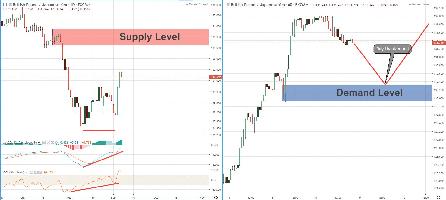 Double Bottom Indicates the Downtrend Ended