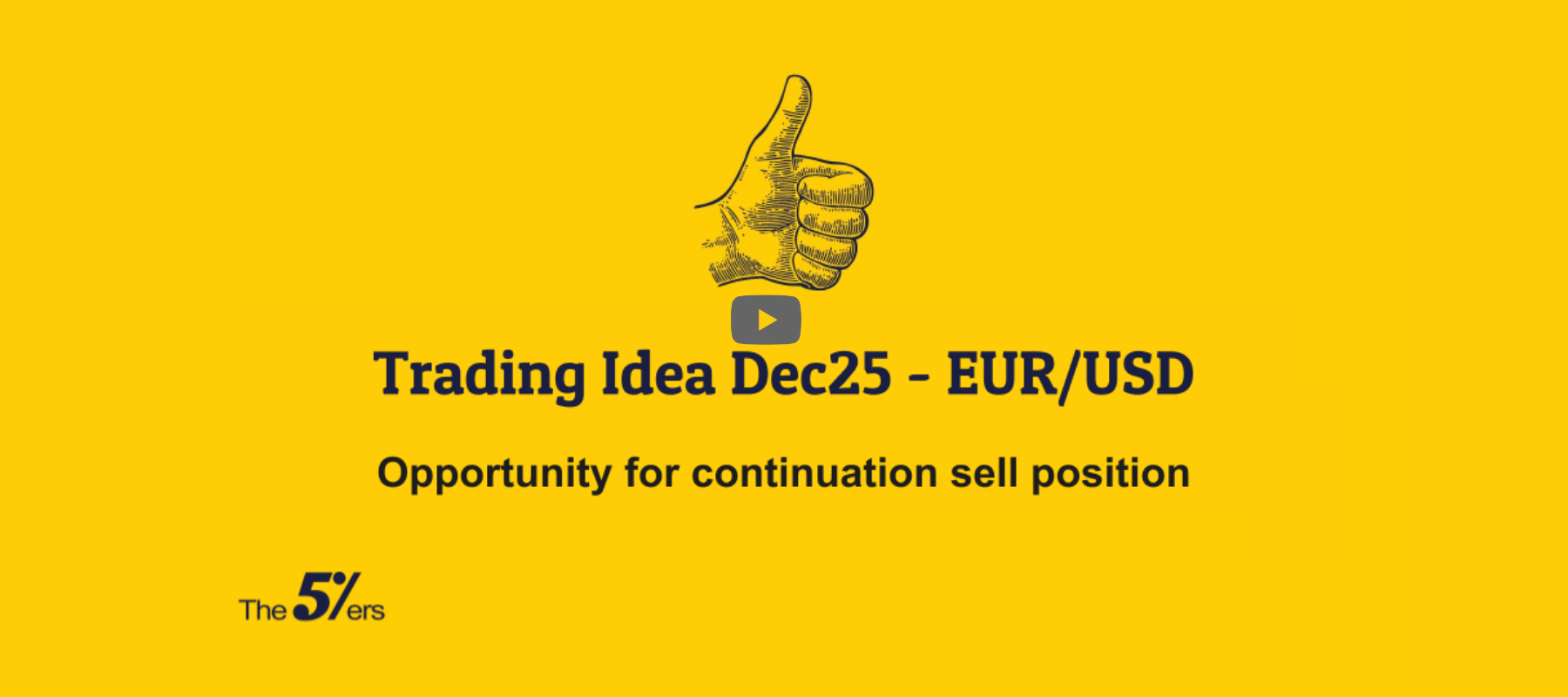Trading Idea Dec25 - EUR_USD. Opportunity for continuation sell position. Forex Trading Analysis