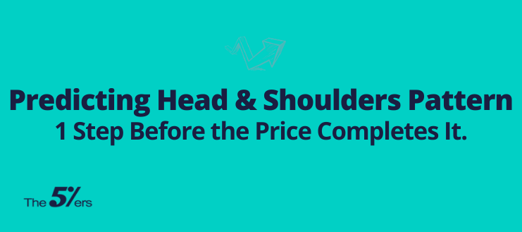 how to predict the Head and Shoulders pattern 1 step before the price completes it.