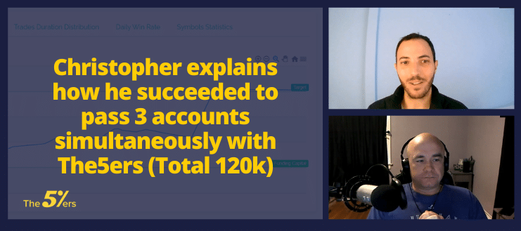 Christopher explains how he succeeded to pass 3 accounts simultaneously with The5ers