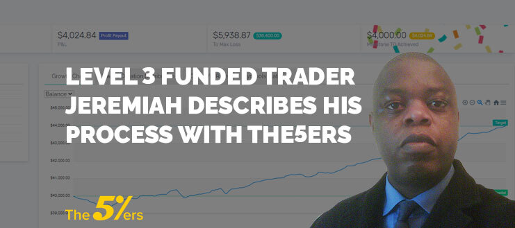 Level 3 funded trader Jeremiah describes his process with The5ers_youtube