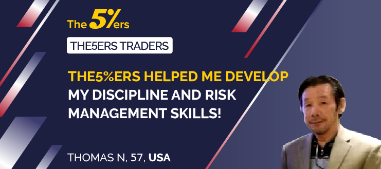 The5%ers Helped me develop my Discipline and Risk Management Skills!