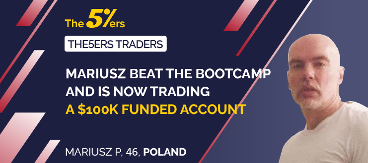 Mariusz Beat The Bootcamp and is Now Trading a $100K Funded Account