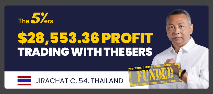 $28,553.36 Profit Trading With The5ers - Interview With $320K PM Jirachat