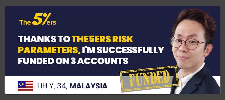 Thanks to The5ers Risk Parameters I’m Successfully Funded on 3 Accounts