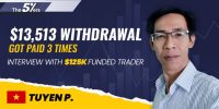 $125K Funded Trader Got Paid 3 Times and Withdrew $13,513 Overall