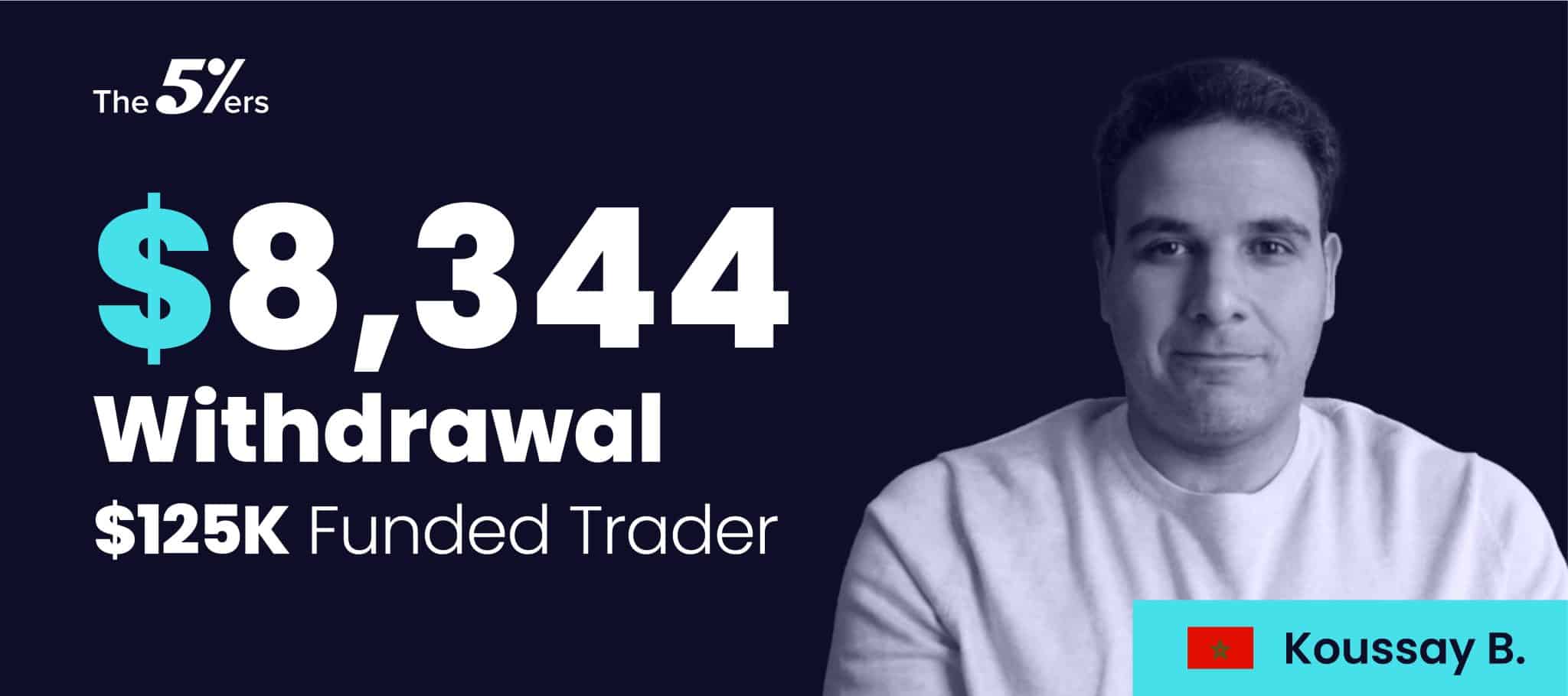 $125K Funded Trader Got Paid 4 times and Withdrew $8,344