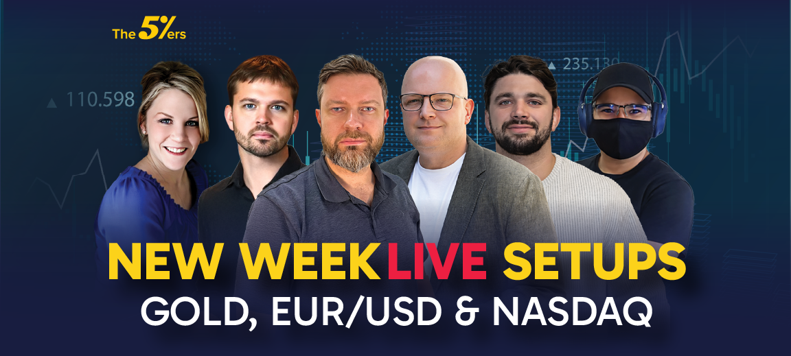 Gold EUR/USD & NASDAQ – New Week, New Trades LIVE
