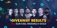 GIVEAWAY Results + Live Trading EUR/USD & NASDAQ