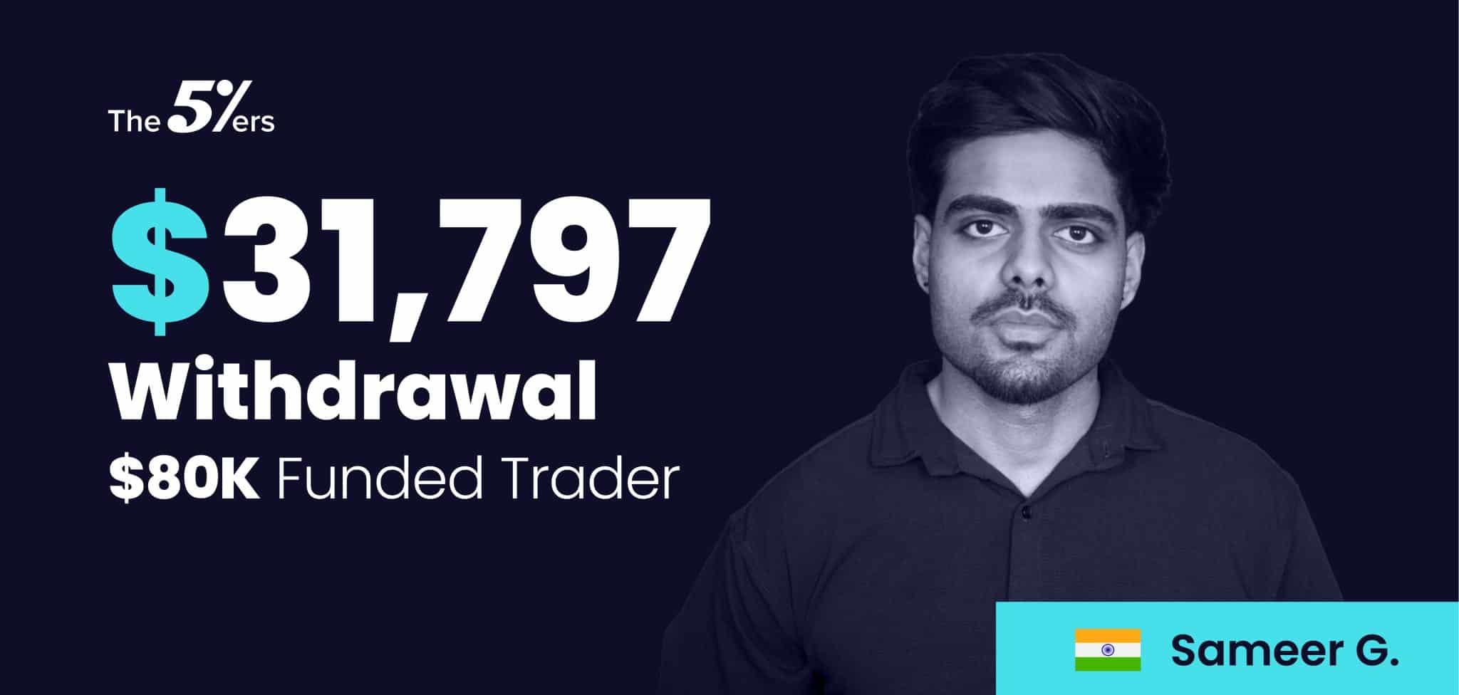 $80K Funded Trader Withdrew $31,797 While Scaling His Account Twice