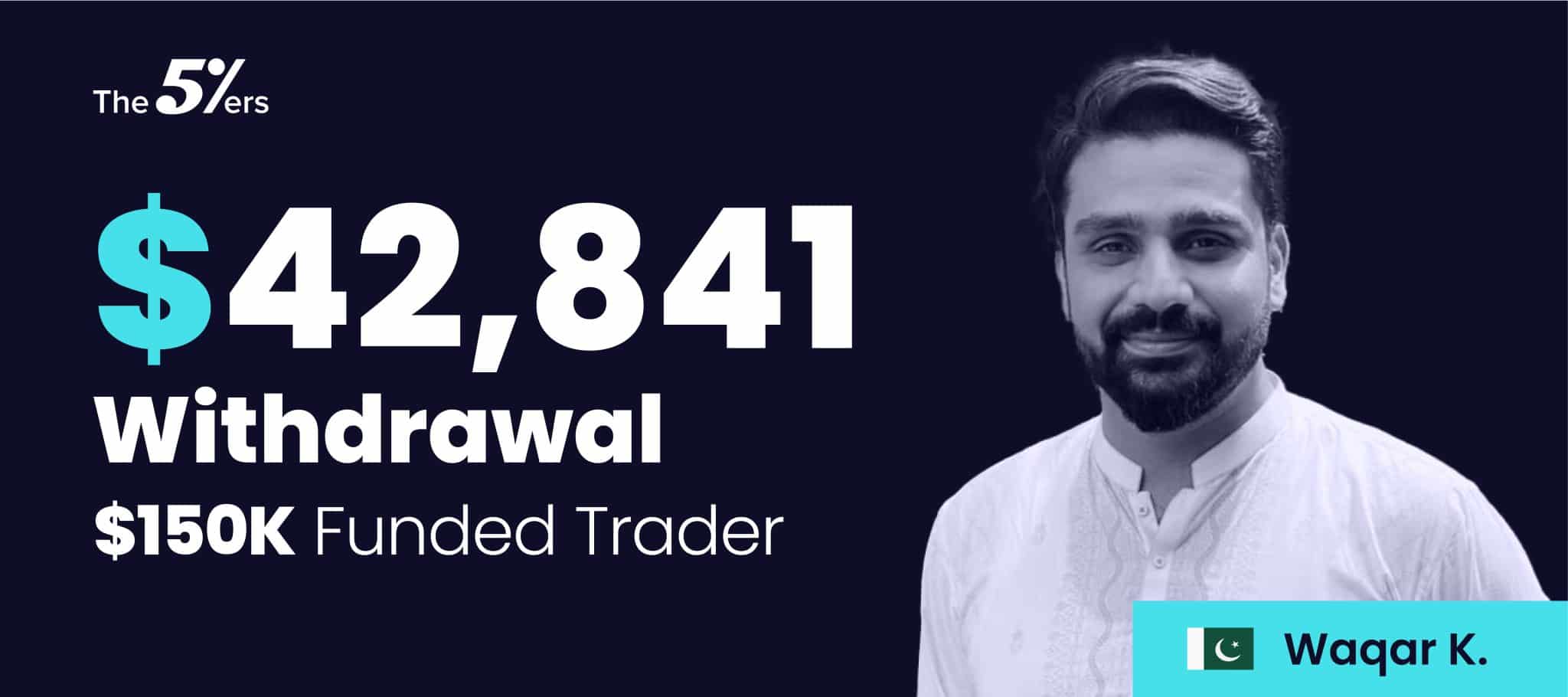$150K Funded Trader Withdrew $42,841 While Scaling His Account Twice