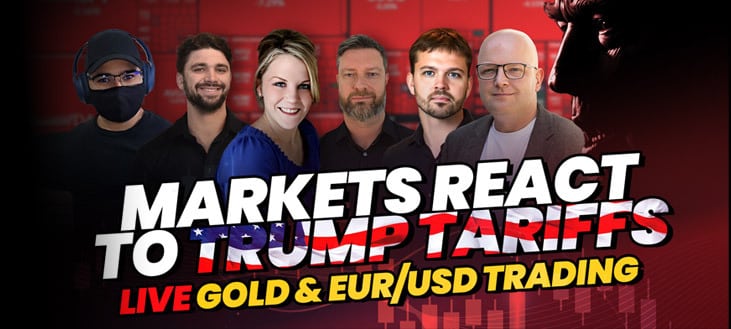 Markets React to Trump Tariffs – Live Trading Gold & EUR/USD