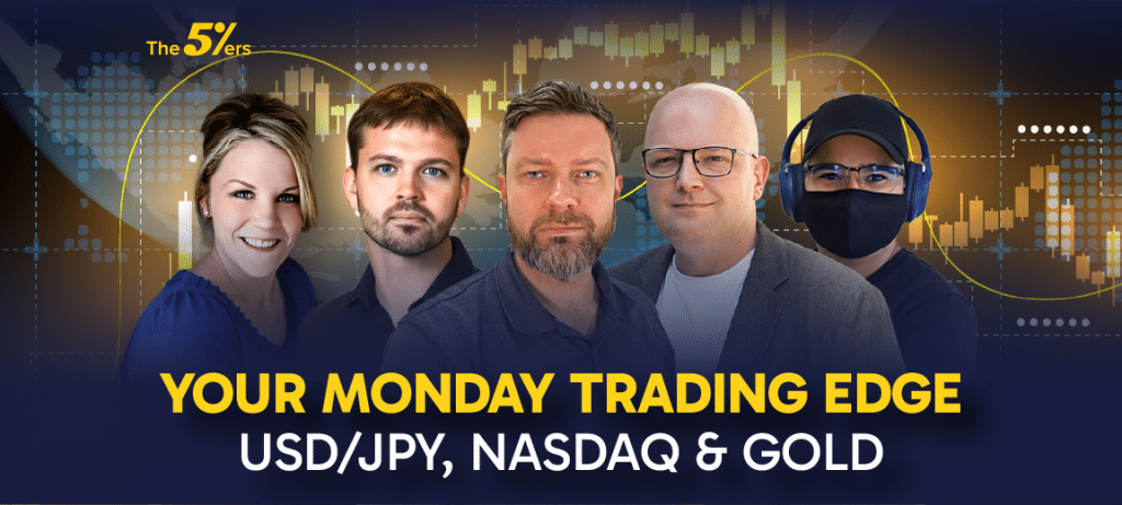 Your Monday Trading Edge – Live USD/JPY, NASDAQ & Gold
