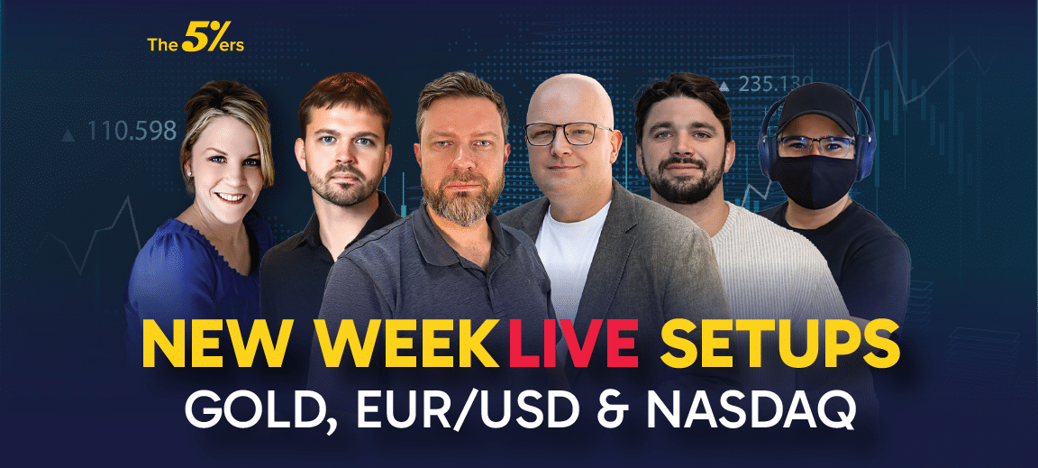 Gold EUR/USD & NASDAQ – New Week, New Trades LIVE