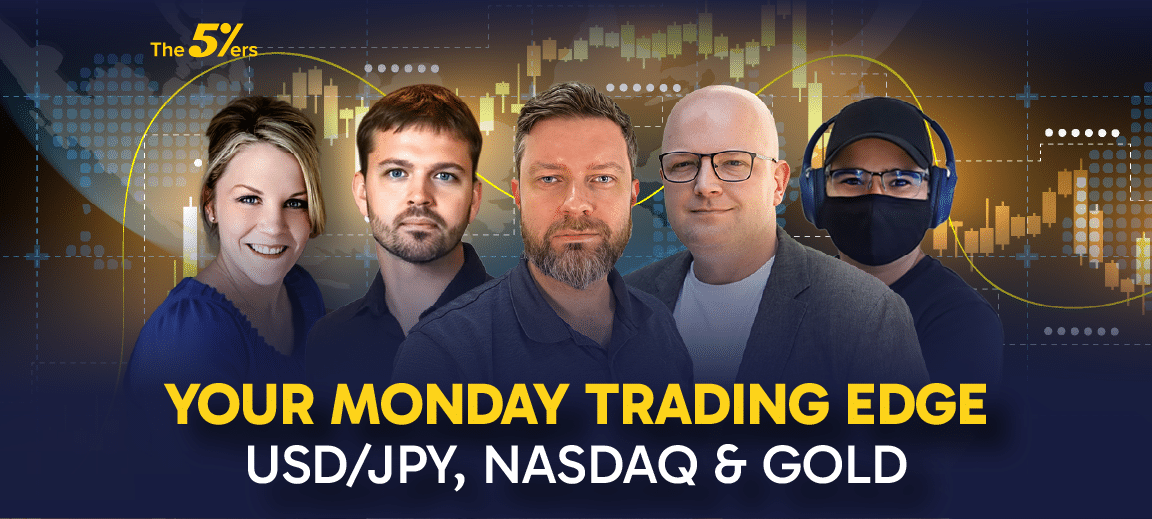 Your Monday Trading Edge – Live USD/JPY, NASDAQ & Gold