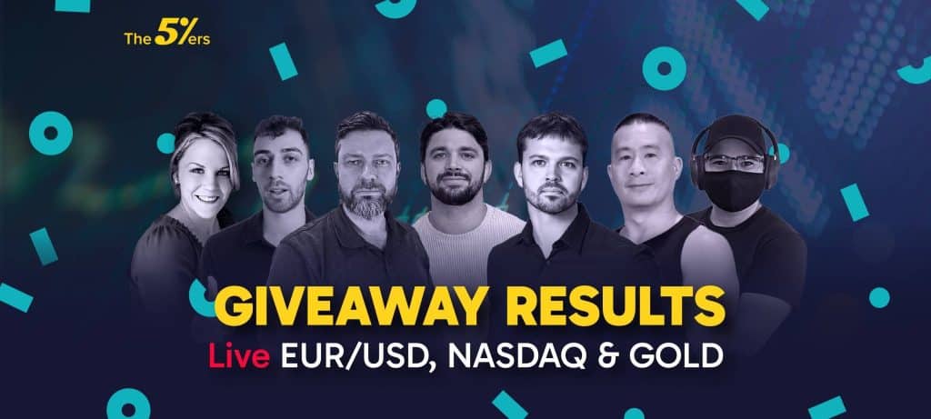 GIVEAWAY Results + Live Trading EUR/USD & NASDAQ