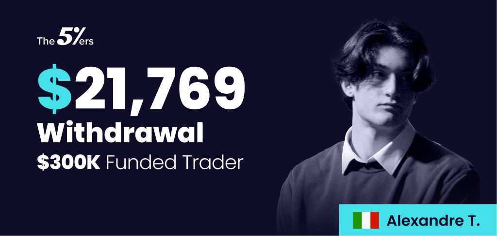 $300K Funded Trader Scaled His Account Twice and Withdrew $21,769